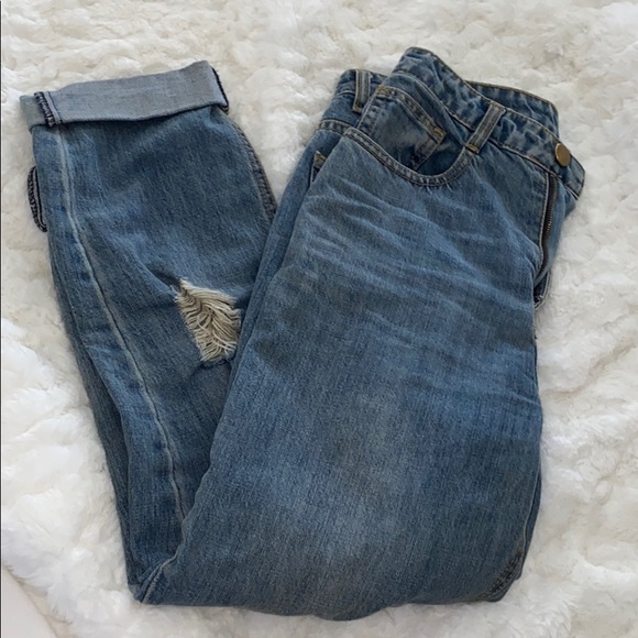 BOOHOO boyfriend jeans size US 4 - Picture 1 of 5